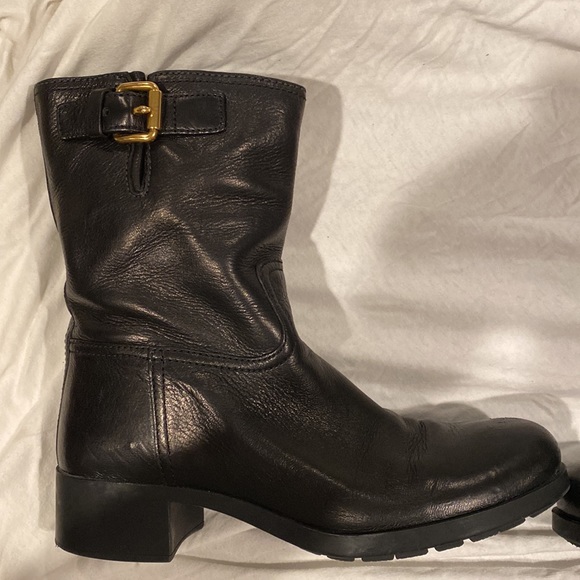 Prada Leather Ankle Boot size 38 - Picture 5 of 12